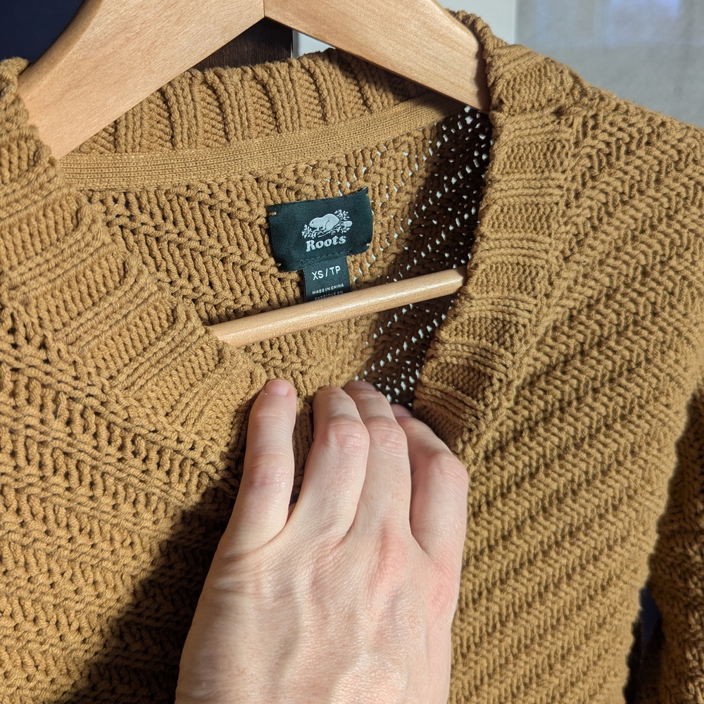 ✴️SALE✴️Preloved Roots Elora Knit Sweater - XS - Picture 7 of 12